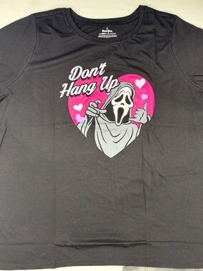 Torrid Ghostface Classic Cotton Crew Tee in Deep Black